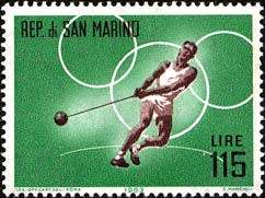 San Marino - year 1963-  unmounted   set  of 10 val -Olympic games