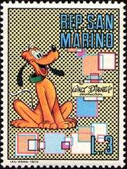 San Marino - year 1970-  unmounted   complete set  of 10 val. -Thematic  Disney