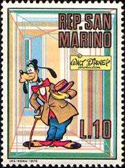 San Marino - year 1970-  unmounted   complete set  of 10 val. -Thematic  Disney
