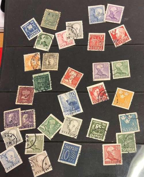 Sweden  - - 32  stamps   used condition