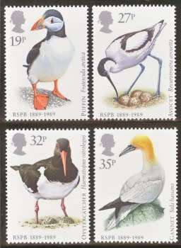 Great Britain commemorative stamp-  Year 1989-complete  unmounted  set . Mint Never Hinged