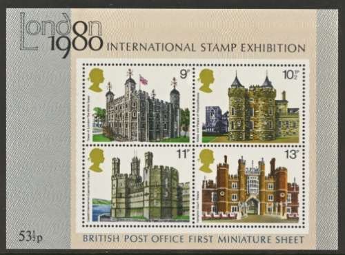 Great Britain commemorative stamp-  Year 1978-  unmounted  Miniature sheet- Mint Never Hinged
