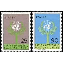 ITALY  year 1970 Unmounted Mint ,Never Hinged,  2 val complete set- Bid per  stamp