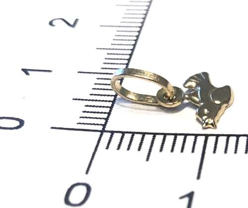 9K solid  9 carat Gold , stunning imported charm -   bird in flight