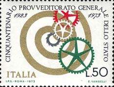 ITALY year 1973- Unmounted commemorative-Mint Never Hinged- complete set- Superb  condition-