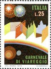 ITALY year 1973- Unmounted commemorative-Mint Never Hinged-- complete set- Superb  condition-
