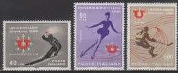 Italy Year 1966-Mint unmounted- MNH  -complete  set of 3  commemorative stamps , - bid per stamp