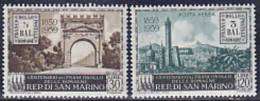 San Marino - year 1959 unmounted 2 val -complete set MNH- Romagna stamps centenary