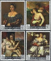 San Marino - year 1966unmounted 4 val -complete set MNH- Art  by Titian