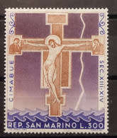 San Marino - year 1967 unmounted 1 val -complete set MNH- Crucifixion by Cimabue