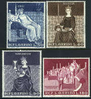 San Marino - year 1969 unmounted 4 val -complete set MNH- Art by Lorenzetti