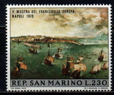 San Marino - year 1970  unmounted 1val -complete set MNH-  europa a Napoli