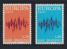 San Marino - year 1972  unmounted 2 val -complete set MNH- Europa