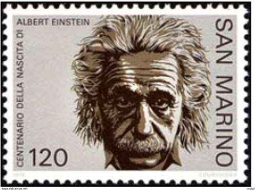 San Marino - year 1979 unmounted 1 val -complete set MNH-Einstein