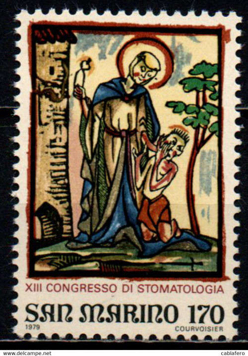 San Marino - year 1979 unmounted 1 val -complete set MNH-Stomatologia