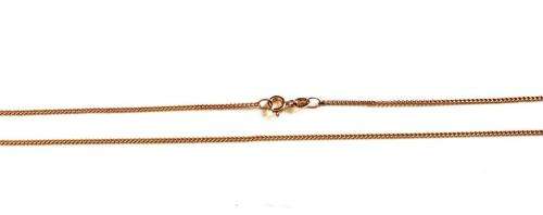 9k genuine,solid 9 carat Yellow Gold, curb necklace---------- cm 50 long -- mm 1.4wide