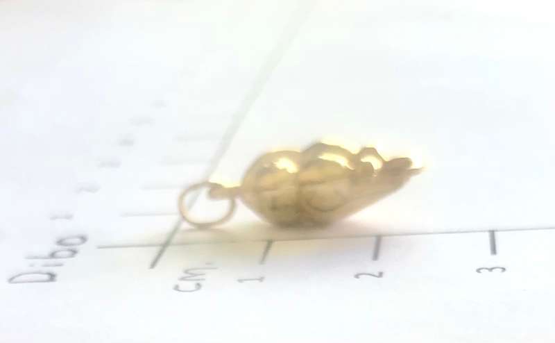 9K solid 9 carat yellow Gold , stunning imported charm -owl