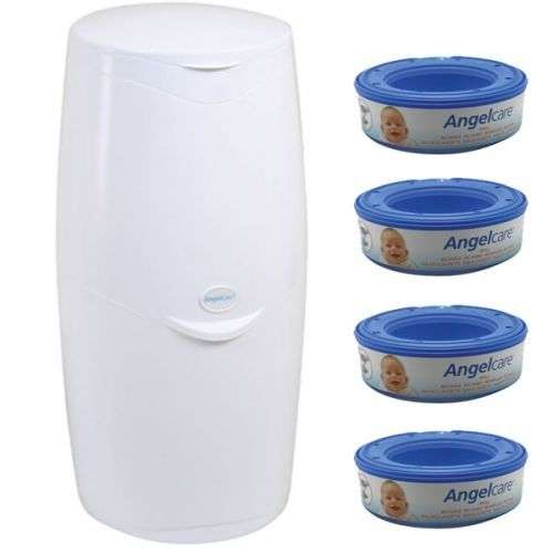 Angelcare Nappy Disposal System with 4 refils