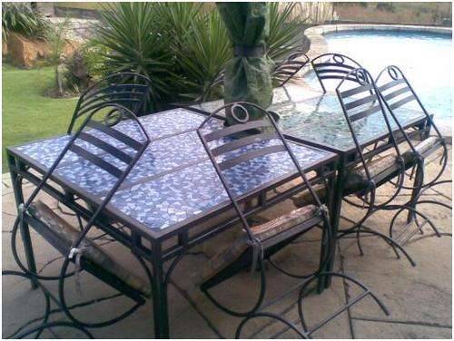 Wrought Iron Table and Chairs