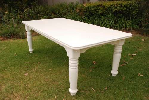 8 Seater dining room table and chairs (Solid wood)