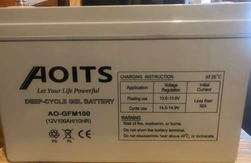 100AH Deep Cycle Gel Battery
