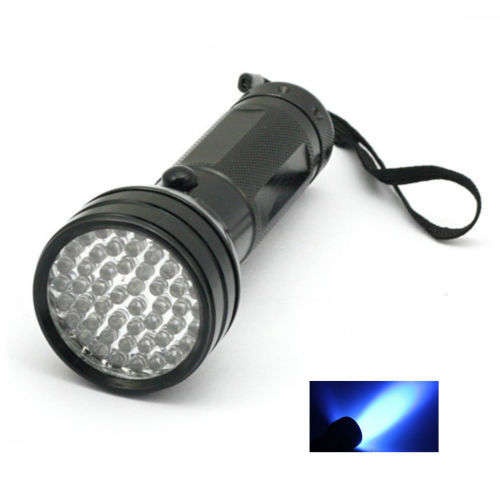UV Ultraviolet 51 LED Profesional Black Flashlight Torch Very Bright