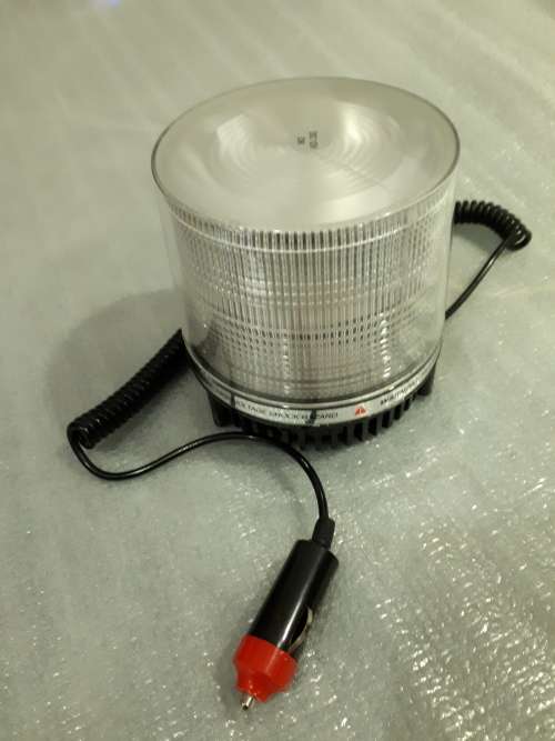 Car Truck 12 Volt Magnetic Warning Strobe Emergency Light White