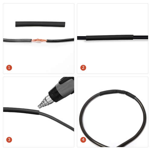 Polyolefin Shrinking Assorted Heat Shrink Tube Wire Cable Insulated Sleeving
