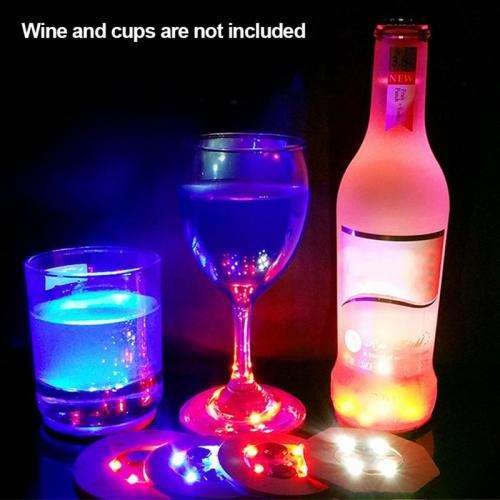 Mini LED Glow Coaster Mat White light