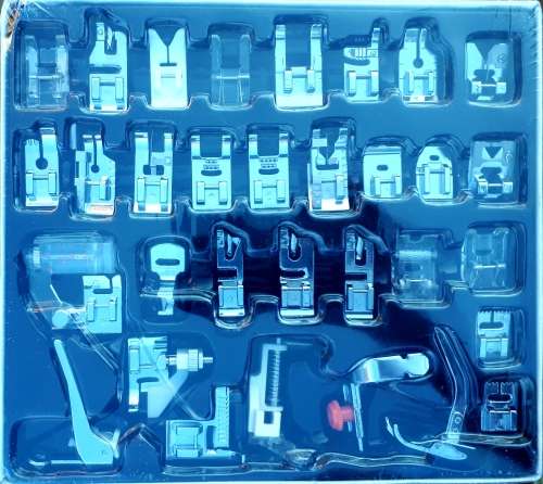 Domestic Sewing Machine Presser Feet Set for Brother Singer Janome etc 32 pcs