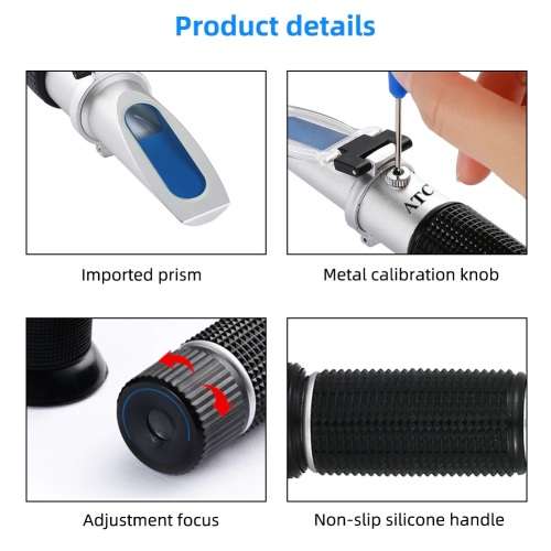 ATC Refractometer for Alcohol concentrate 0-80%