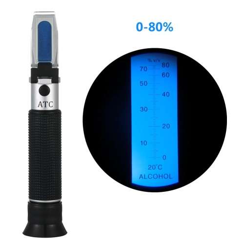 ATC Refractometer for Alcohol concentrate 0-80%