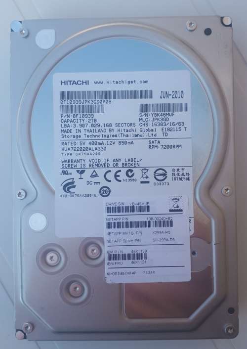 Brand New Hitachi 2TB Hard Drive