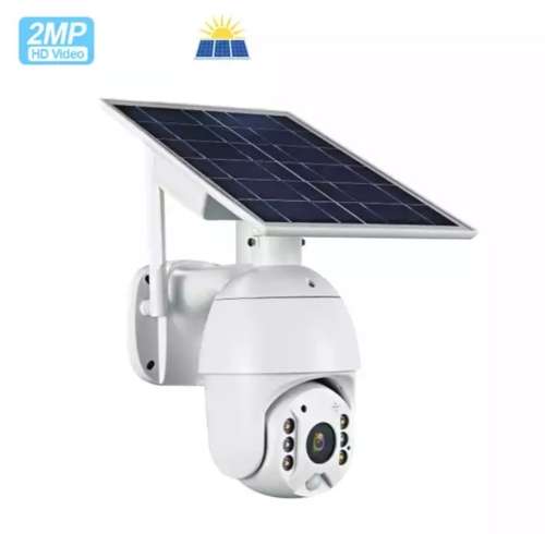 Solar Outdoor Security Wireless PTZ Camera Wifi (Batteries Included)