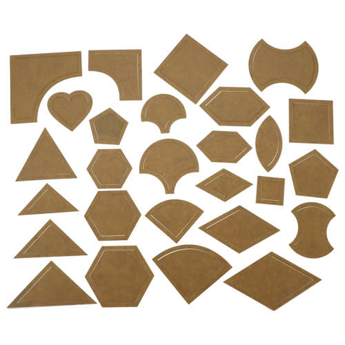 Quilting Templates PVC 54 pcs