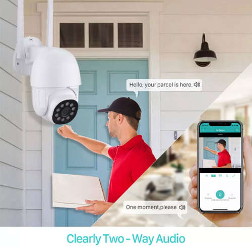 5MP PTZ Wifi Auto Tracking Outdoor Camera with ICSEE App