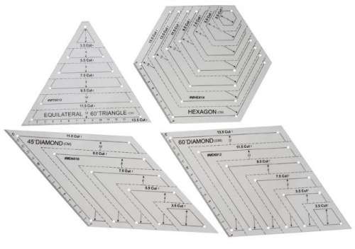 Patchwork Scale Ruler set 4pcs