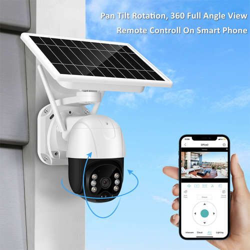 3MP Solar PTZ WIFI Camera wth ICSEE app (Batteries Included)