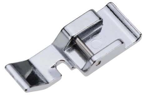 Zipper foot for low shank sewing machines