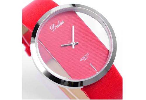 Watch Red Transparent Ladies