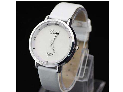 Mens Womens Unisex Leatheroid Quartz Movement Wrist Watch