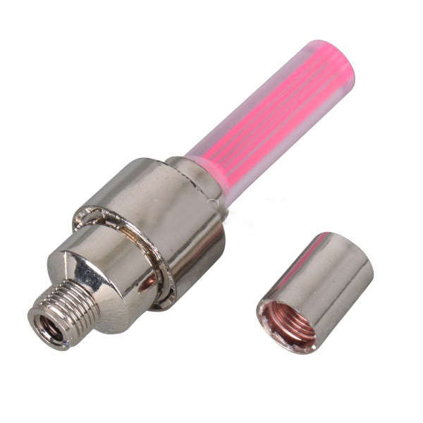 2 x Bike Bicycle Car Accessories LED Wheel Lights Valve Lamp Valve Core Lights