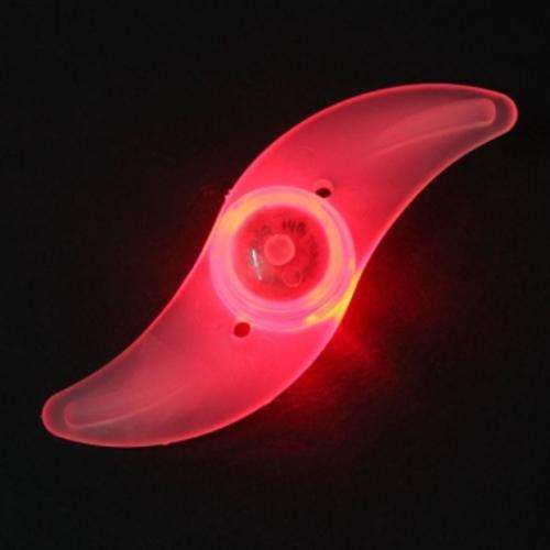 Bicycle Wheel Spoke Tyre LED Bright Light Bike Lamp Red x 2