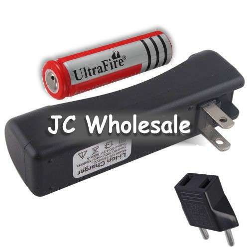 18650 500mA 4.2V Rechargeable Single Li-ion Battery Charger + 1 x 18650 battery