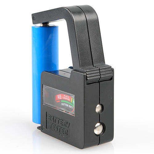 Universal Battery Tester AA AAA C D 9V Button Checker