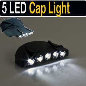Light Head Hat Fishing Light 5 LED