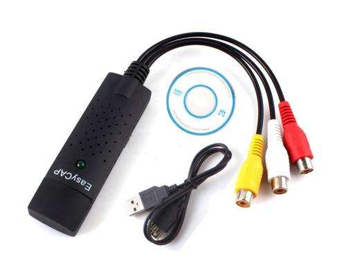 Video transfer to PC EasyCap USB 2.0 Capture DVD/VHS/AV/TV Audio Video Adapter Acquisition Card