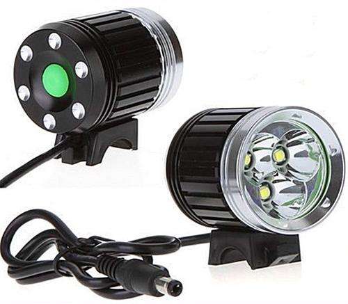 3 x T6 LED Bicycle Bike Light Headlamp Headlight 2 in 1 with battery pack