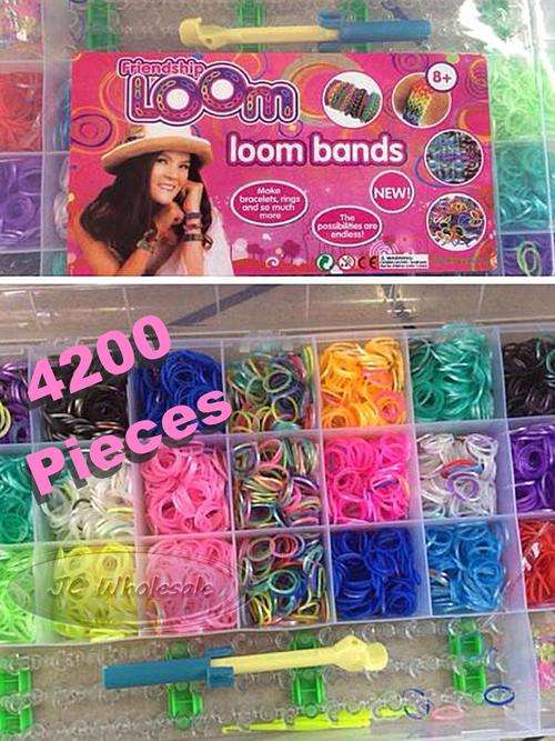 LOOM BANDS 4200 PIECES PERFECT GIFT!!!