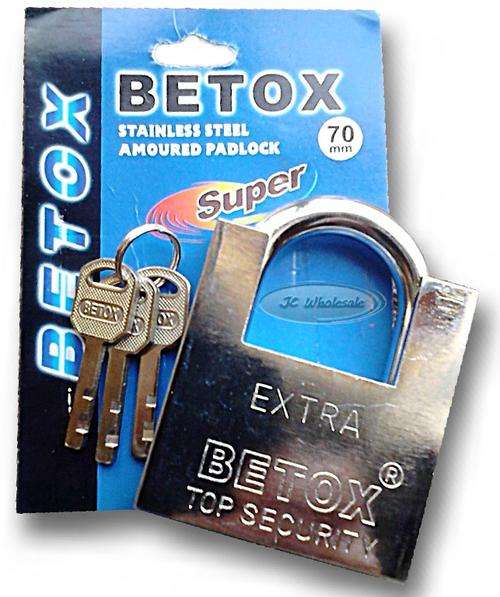 Padlock Stainless Steel Armoured - 70mm